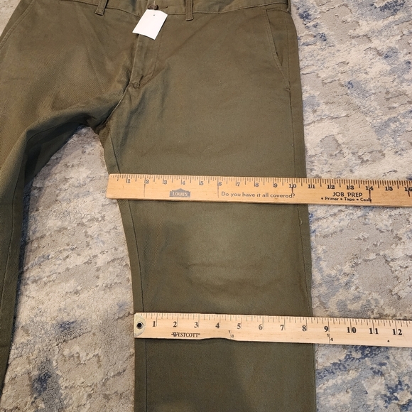 NWT J. Crew Flex Driggs Green Chino Pants Men's size 33 - Picture 5 of 13